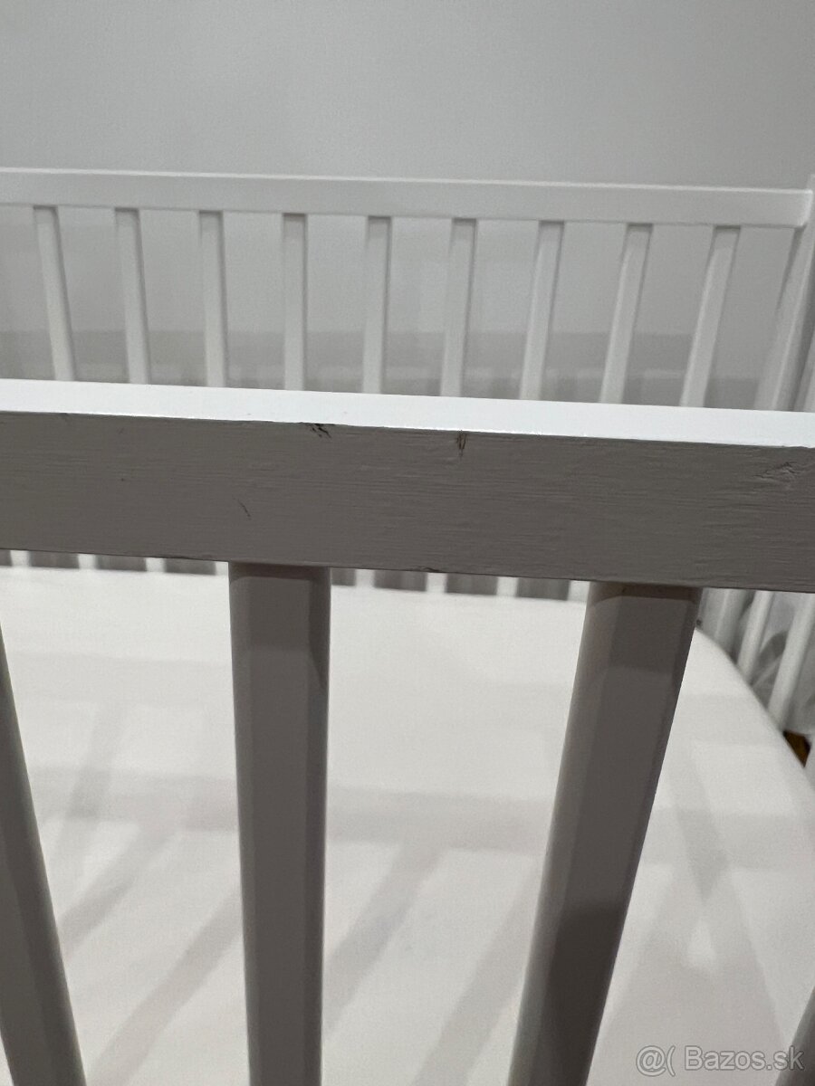 Dětská postýlka s matrací a prostěradly - 15