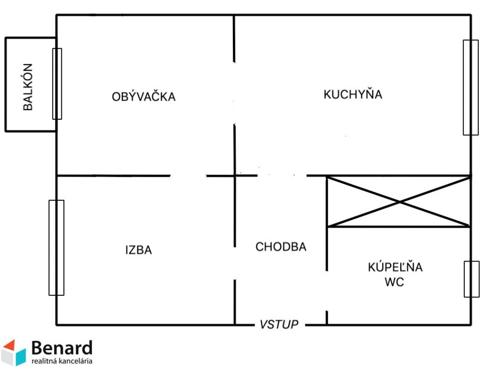 TEHLOVÝ 2 IZBOVÝ BYT, BALKÓN, PREŠOV, ŠIRŠIE CENTRUM - 15