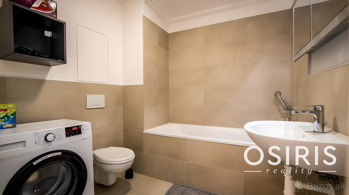 Na prenájom zariadený 2i byt s balkónom v novostavbe 2023, O - 15