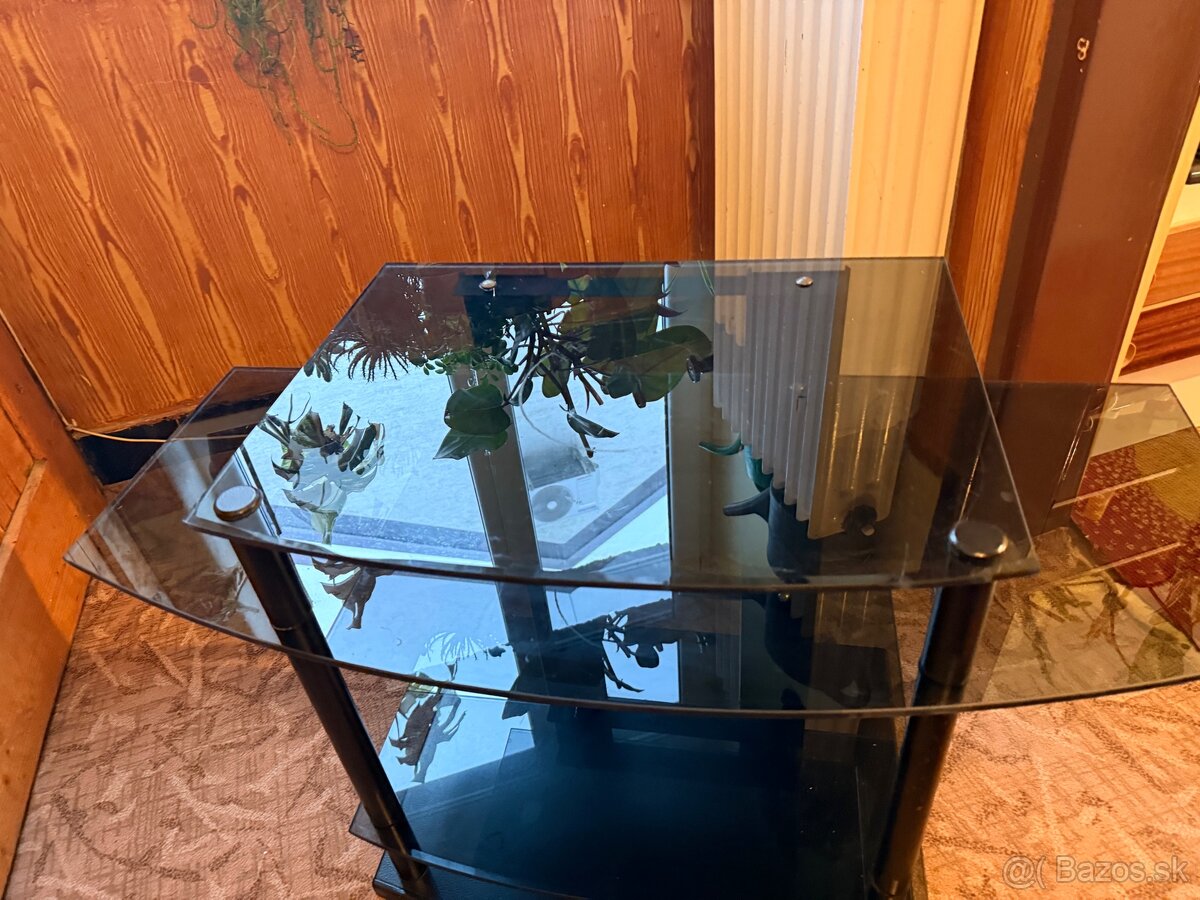 Konferencny stolik tmave sklo - 15