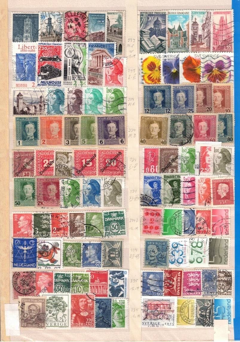 Poštové známky - 29 - MIX - 15€ - 15