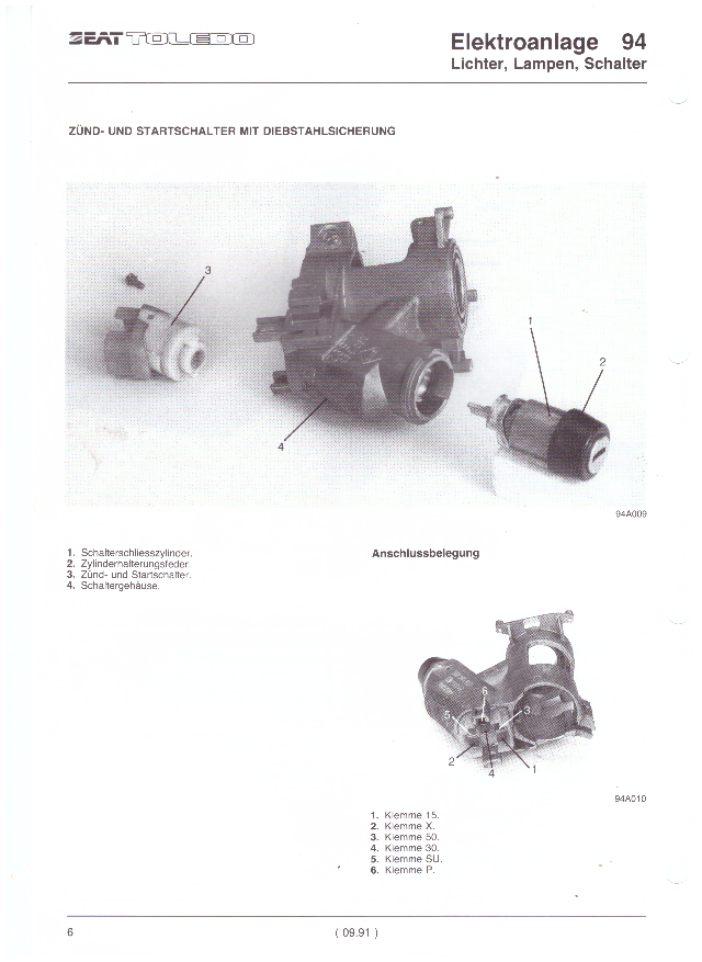 dielenská príručka SEAT TOLEDO 1991 -, 3. zväzok - 15