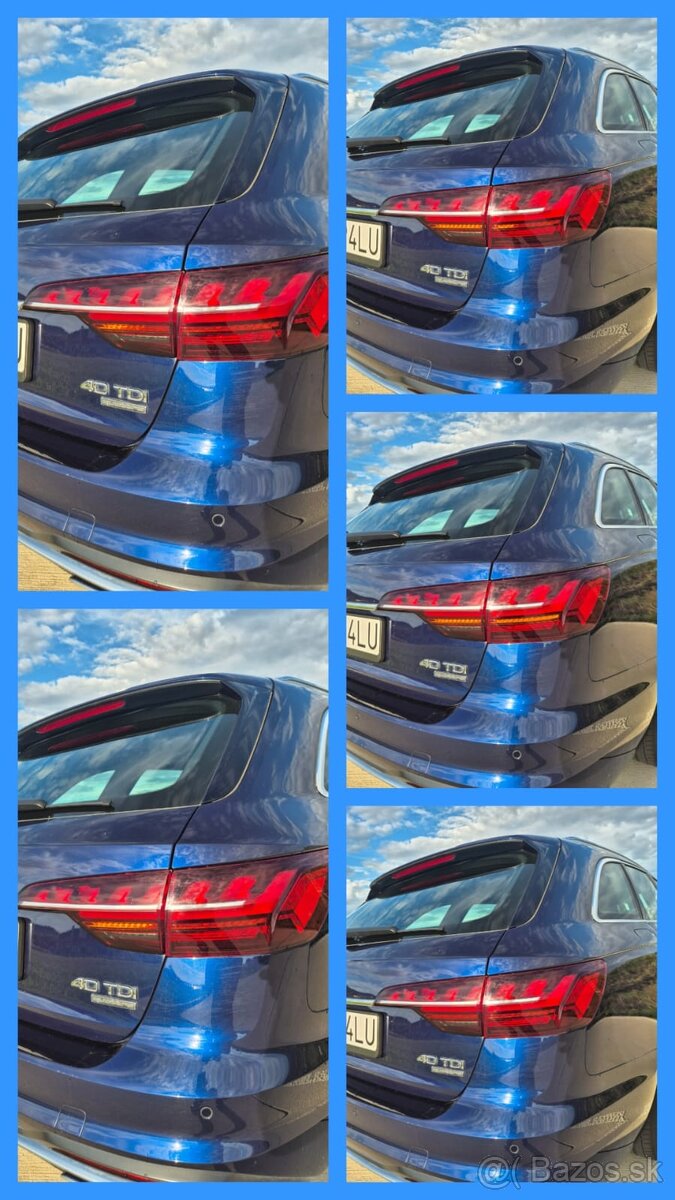 Audi A4 avant quatro 140kw ťažné Slovenské EČV r.v.2020 - 15