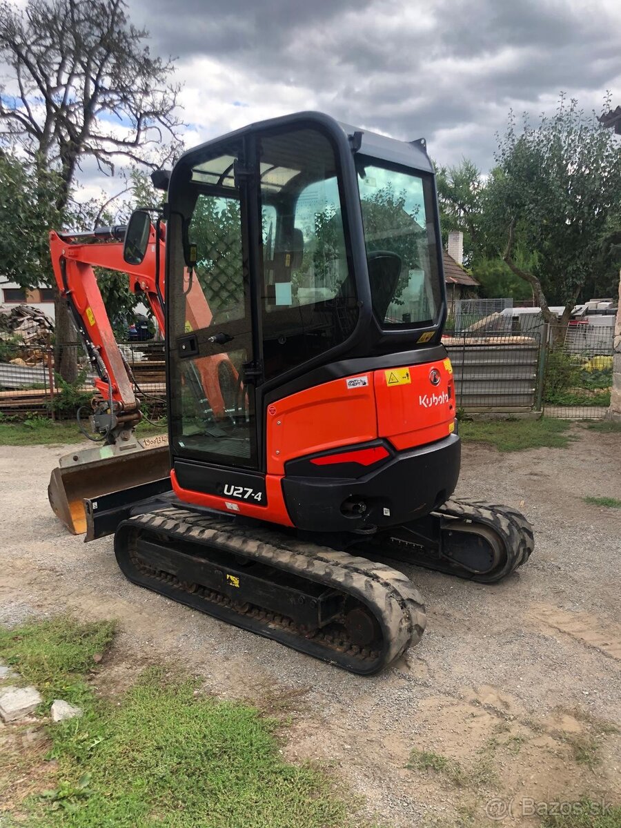Pásový bagr Kubota U27 - 4 - 15