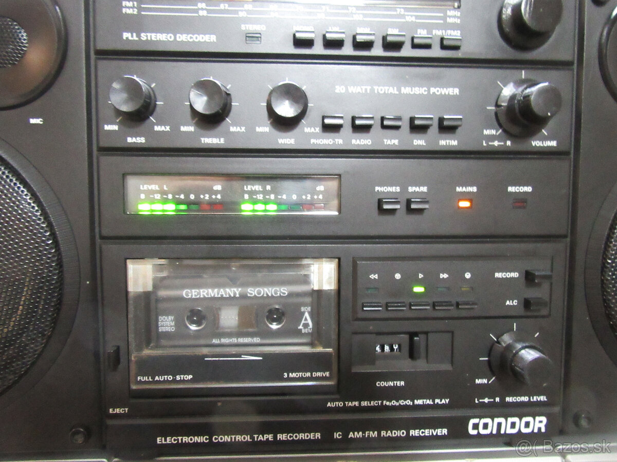 radiomagnetofón-TESLA CONDOR☘️prosím pečítať. - 15