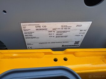 Nízkozdvižný vozík s plošinkou Jung stav nového - 15