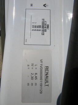 RENAULT MASTER 2.3D E6 Dvíh.čelo Lož. plocha 3,80m Tank 80L - 15