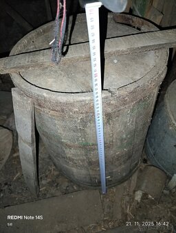 Predám drevený sud - 15