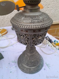 Historická petrolejová,elektrická,retro vetilátor. - 15