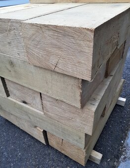 dubové fošne, hranoly a podvaly - 15