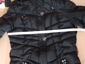 Dámska čierna zimná bunda v. L - TOP stav - 15