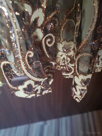 Spoločenské šaty zlaté - 15