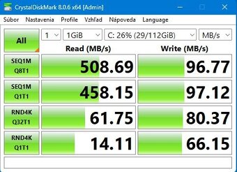 TerraMobile 1512, Intel i3-2310M@2,10GHz,4GB DDR3, 120GB SSD - 15