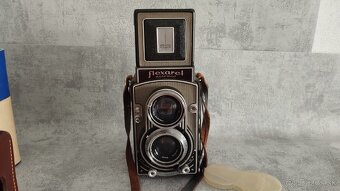 Starý fotoaparát Flexaret VI automat s brašnou, návodem aj - 15