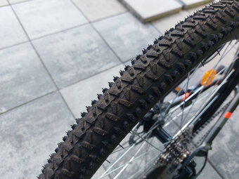nový horský bicykel ST 120 27.5 sivo oranžový - 15