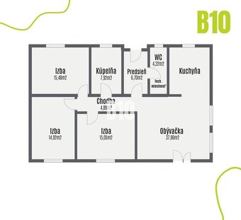 RODINNÝ 4 IZBOVÝ BUNGALOV VO HVIEZDOSLAVOVE - 15