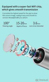 Ušný čistič Otoskop Nástroj na odstraňovanie ušného mazu - 15