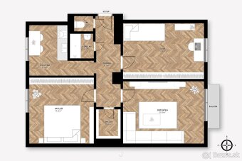 3-izbový byt s garážou na ulici Jozefa Kozáčeka, Zvolen - 15