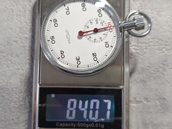 Vojenské krásné dělostřelecké švýcarské stopky Lemania. - 15