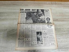 ORIGINÁL "Daily Mail" zo dňa 3.júna 1953,britský denník,deň - 15