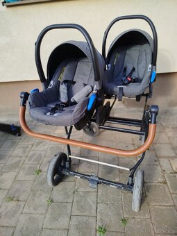 Kočík pre dvojičky JEDO DUO trojkombinacia - 15