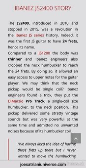 Joe Satriani JS 2400 - 15