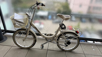 Cinzia dámsky skladací taliansky bicykel s plnou výbavou - 15