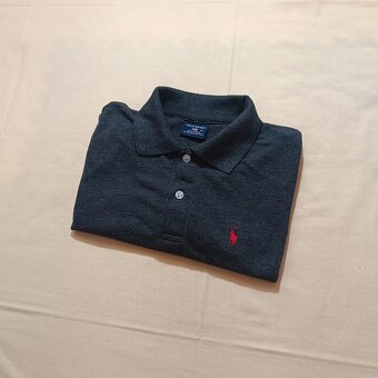 Polo Ralph Lauren sport sivá polokošeľa s krátkym rukávom M - 15