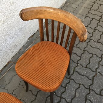 Legendarne retro Stolicky TON drevene 2ks - 15