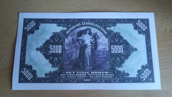 Kopie vzácných 1 republikových bankovek - Mucha - - 15