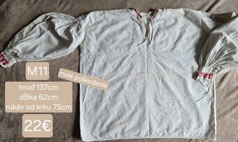 Stary kroj MUŽSKÉ KOŠELE A NOHAVICE - 15