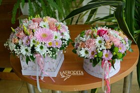 Gratulačné kytice, kvetinové boxy na donášku ❤ - 15