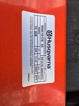 Predam záhradný traktor Husqvarna TC 338 - 15