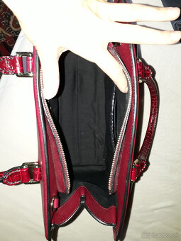 kufríková kabelka bordová cavalli class - nová - 15