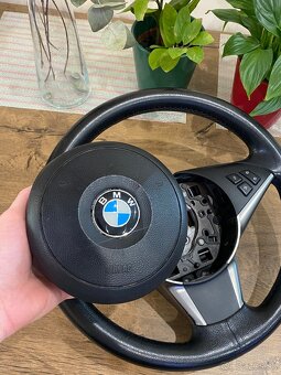 BMW Sport volant e60 e61 pod kľúč s airbagom - 15