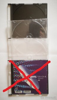 Obaly na média CD a DVD, tenšie aj hrubšie. - 15