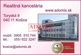 ADOMIS - Prenájom flexibilných kancelárskych priestorov v po - 15
