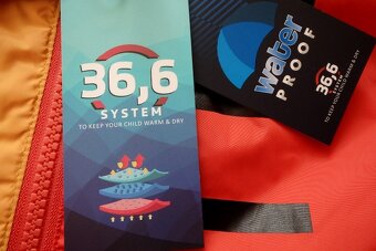 Čierno oranžovo žltá vetrovka Coccodrillo, v.152/M - 15