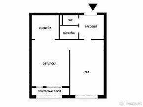 Na predaj menší 1,5 izbový byt ulica Miškovecká, Košice - Ju - 15