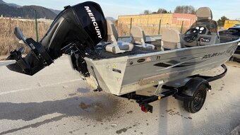 Predám rybársky hliníkový čln Polar craft 180PB - 15