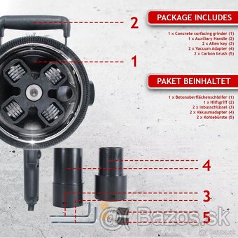Nová BC-ELEC XM150 Fréza na beton Bruska na beton 1500watt - 15