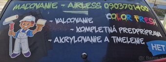 Maľovanie, airless, tmelenie, opravy, - 15