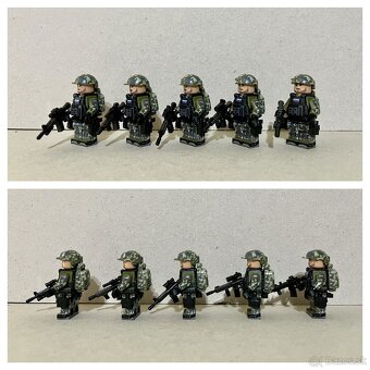 Rôzne sety vojakov (8ks) - typ lego, nové, nehrané - 15