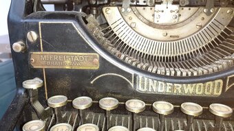 Písací stroj underwood - 15