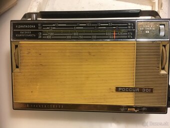 Retro tranzistory rádiá sovietske. - 15
