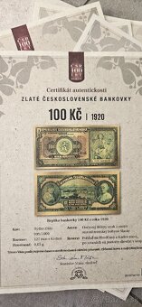 Zlate bankovy a minca - 15