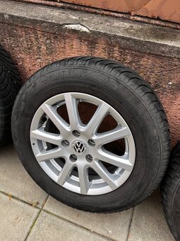 Originál VW 5x112 pneu Falken zimné 195/65 r15 - 15