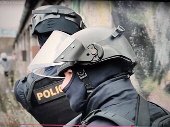 balistická nepriestreľná prilba taktická policia plátov - 15