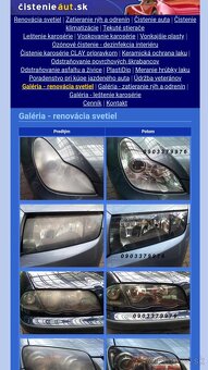 Leštenie, Renovácia svetiel - 15
