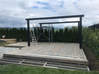 Pergoly Altánky Prístrešky Terasy Drevené Žaluzie - 15